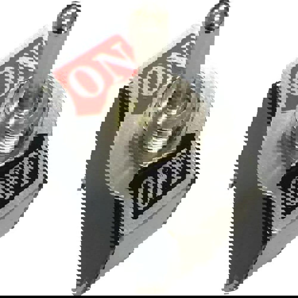 Automotive Switches; Switch Type: Starter ; Number Of Connections: 2 ; Sequence: On-Off ; Amperage: 20 ; Voltage: 12 ; Color: Silver
